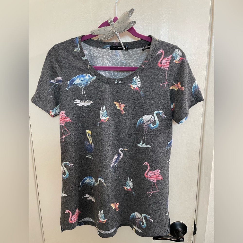 MAX JEANS Bird T-shirt, Sz M